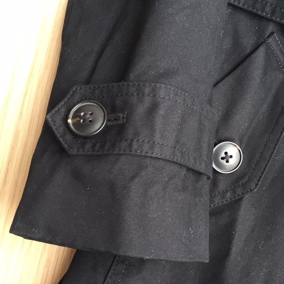 GAP Classic Trench Coat - Black - Picture 4 of 10